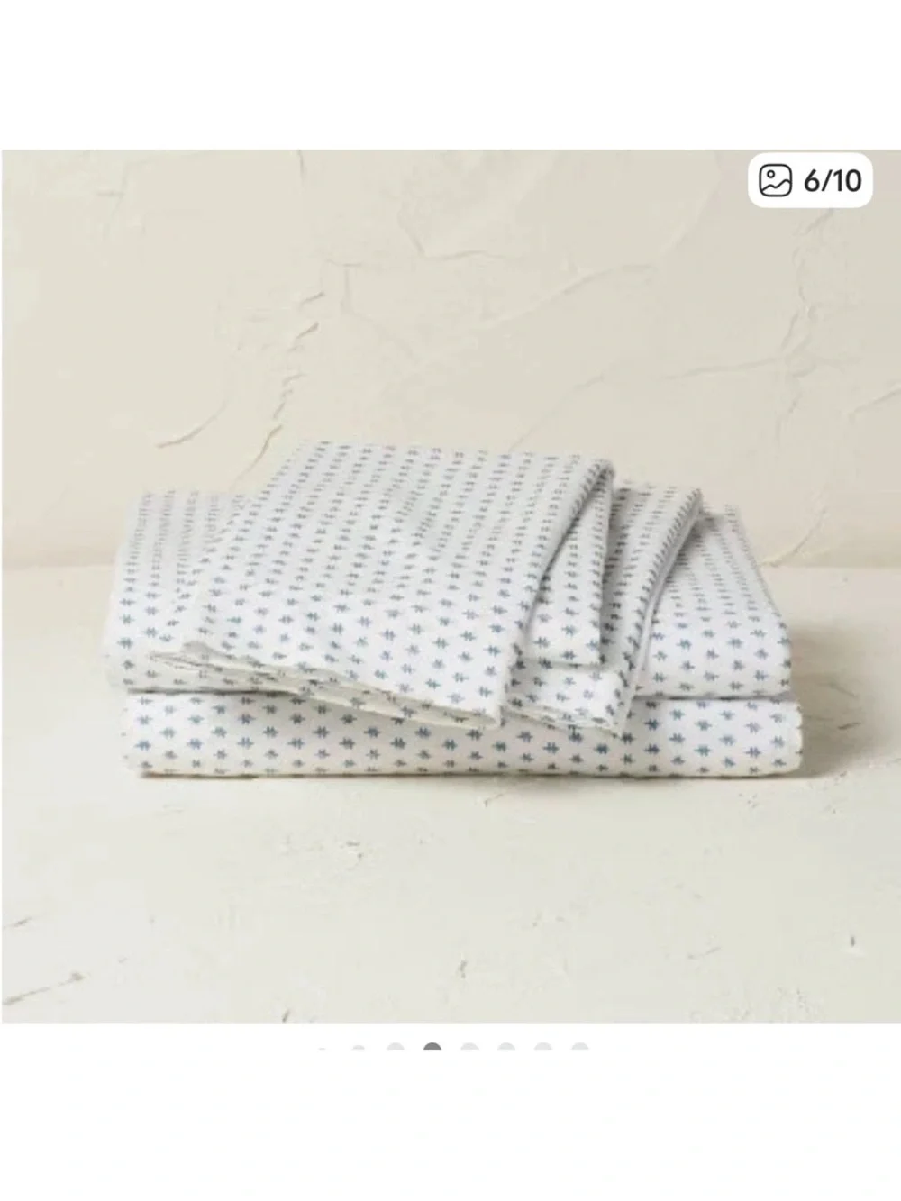 Opalhouse Jungalow RARE Queen 100% Cotton Teal Dash Sheet Set